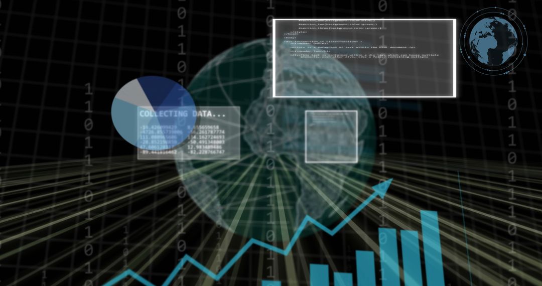global data collection with dynamic graphs and analytics - Free Images, Stock Photos and Pictures on Pikwizard.com