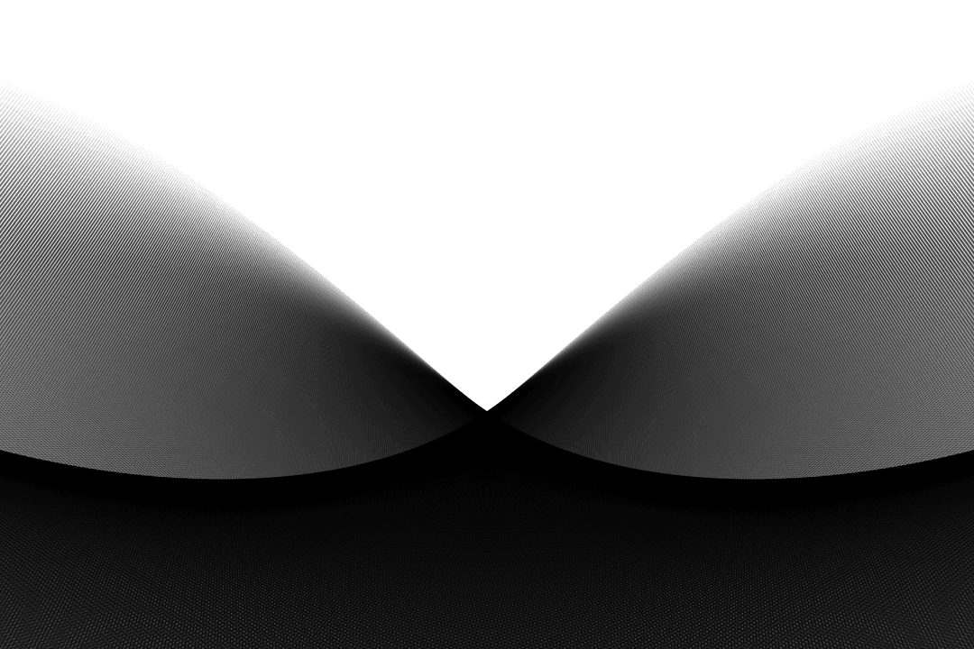 Abstract Intersecting Curves Transparent Illustration