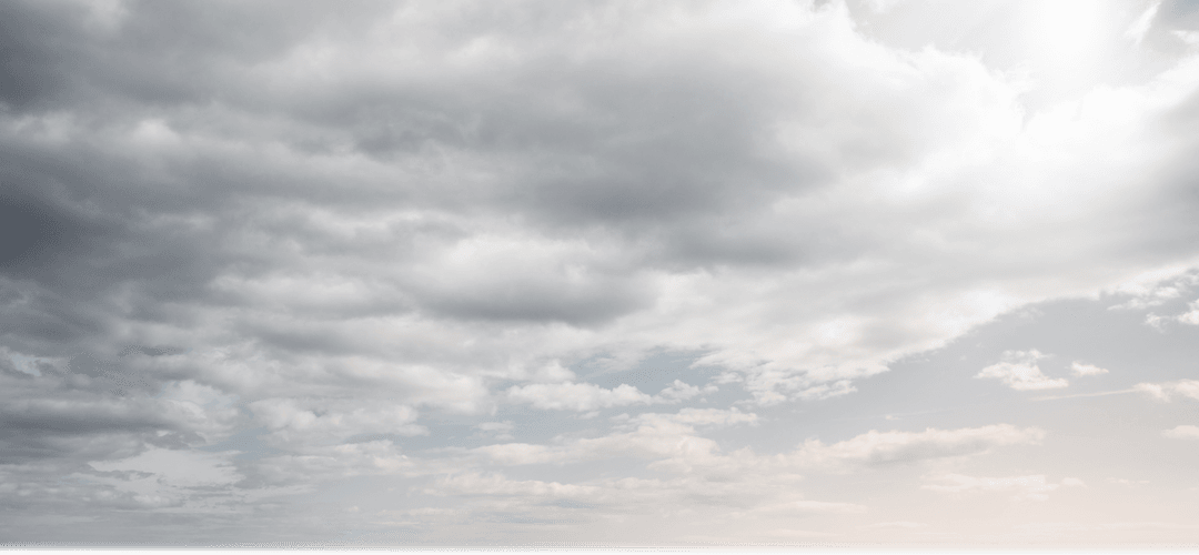 Transparent Sky with Clouds Illustration for Weather Concepts