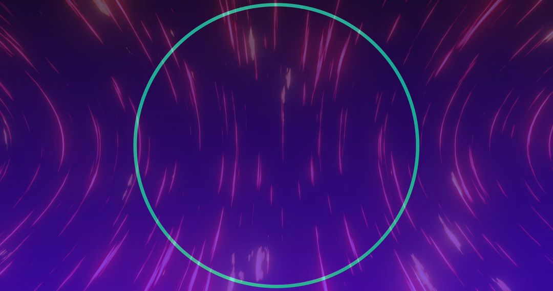 Vibrant Neon Light Trails with Dynamic Motion