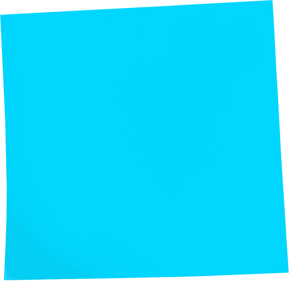Transparent Blue Sticky Note for Offices or Notifications