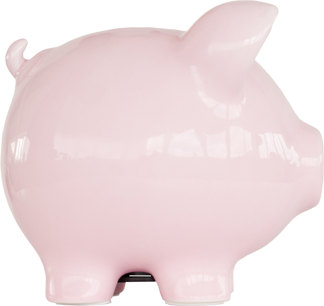 Pink Piggy Bank on Transparent Background for Finance and Savings Concept - Download Free Stock Images Pikwizard.com