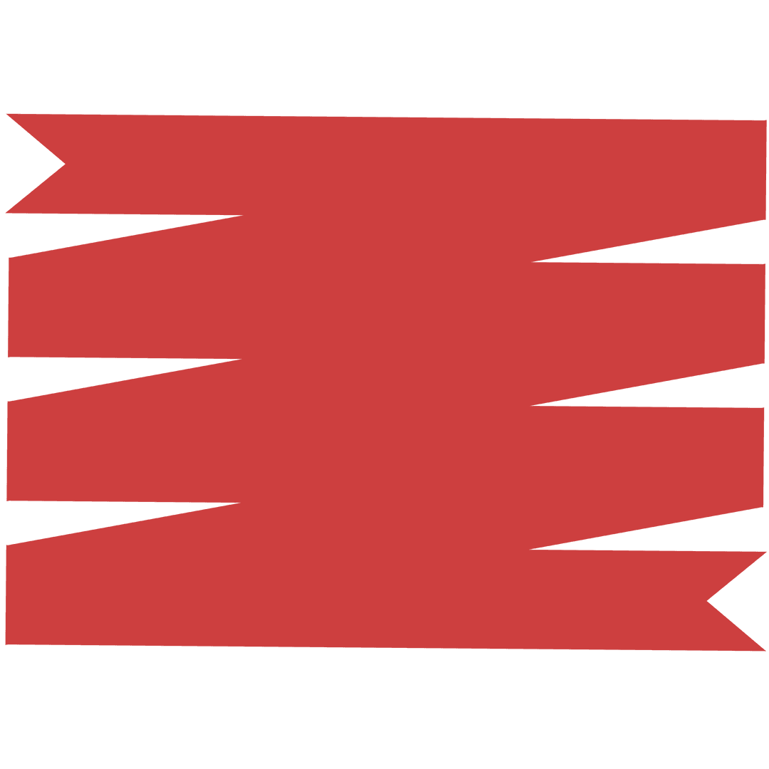 Red Ribbon Banner on Transparent Background for Versatile Design Use