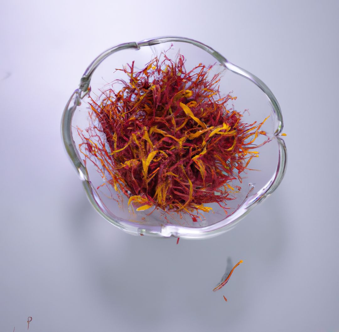 Close up of saffron in bowl created using generative ai technology - Free Images, Stock Photos and Pictures on Pikwizard.com