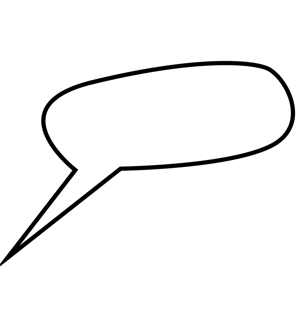 Speech Bubble Icon Isolated on Transparent Background