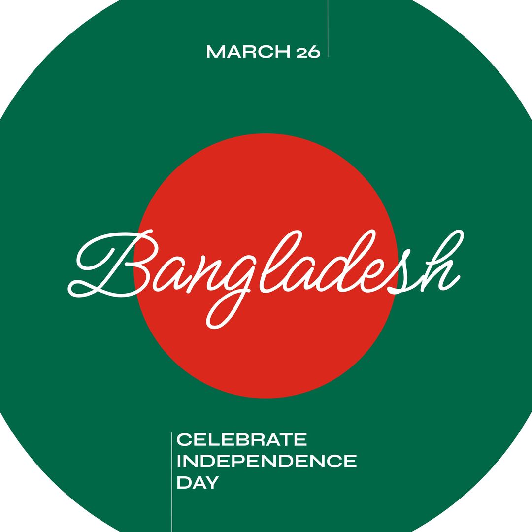 Bangladesh Independence Day Celebration Poster with National Flag - Download Free Stock Templates Pikwizard.com