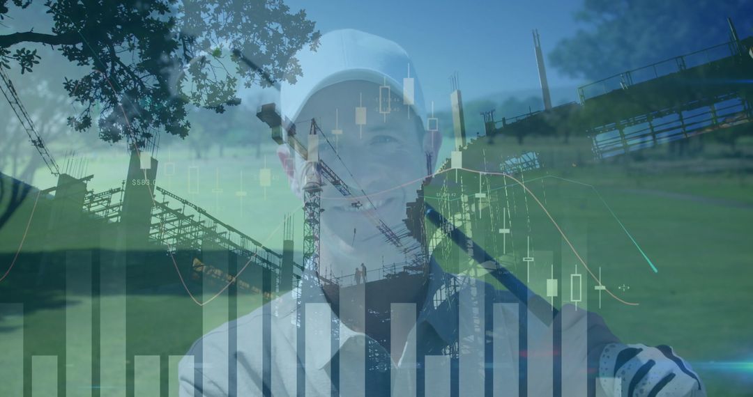 Industrial Supervisor Analyzing Real-Time Data Technology