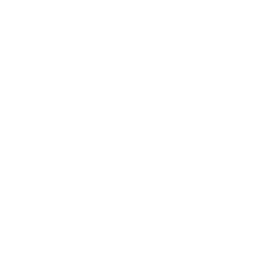 Vector White Arrow Icon on Transparent Background