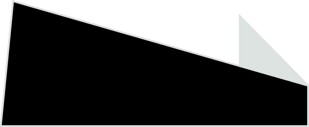 Black Speech Bubble with Copy Space on Transparent Background