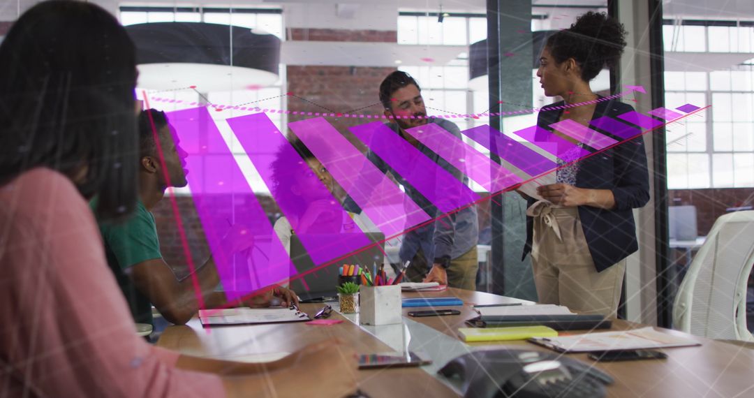 Analyzing Financial Data in a Modern Office Setting