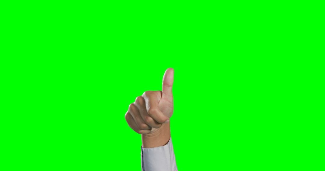 Hand Giving Thumbs Up Gesture Against Green Background - Free Images, Stock Photos and Pictures on Pikwizard.com