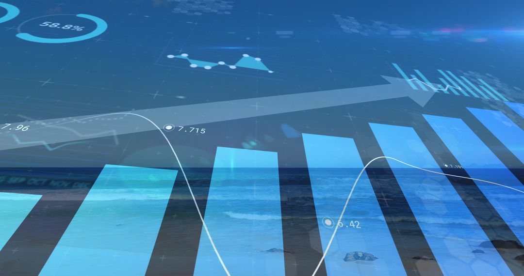 Digital Data Overlay on Ocean: Progress and Innovation Visual