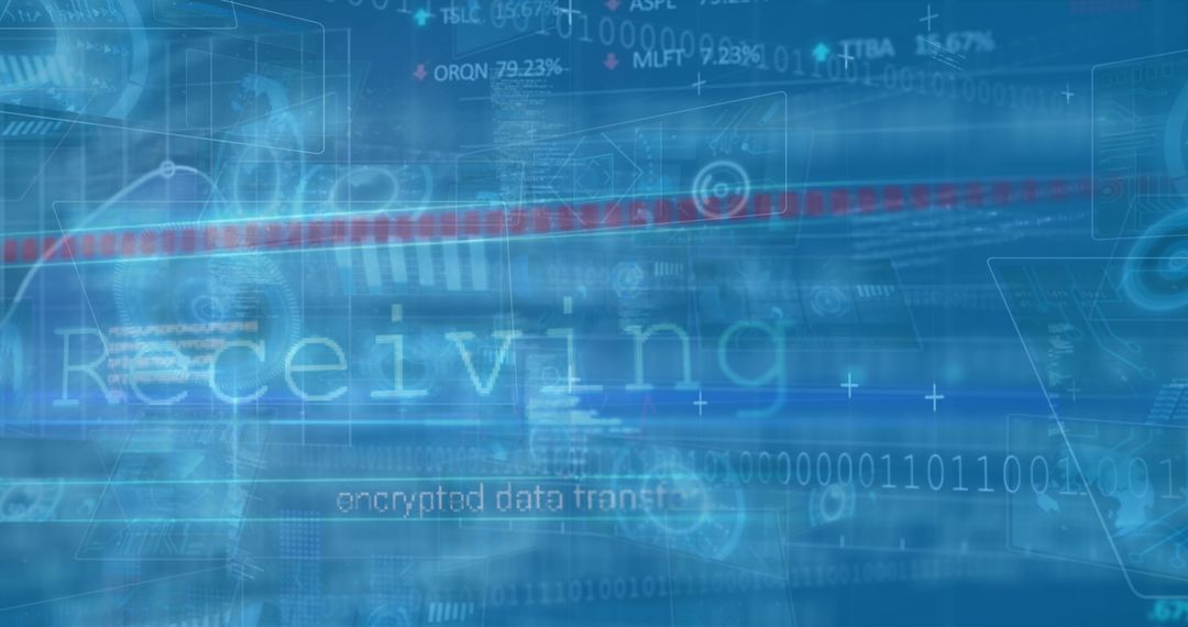 Digital data streams and virtual interface display