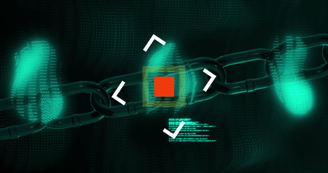 QR Code and Data Processing with Futuristic Technology Concept