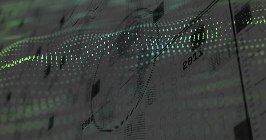 Futuristic Digital Dashboard with Graphs and Data Visualization