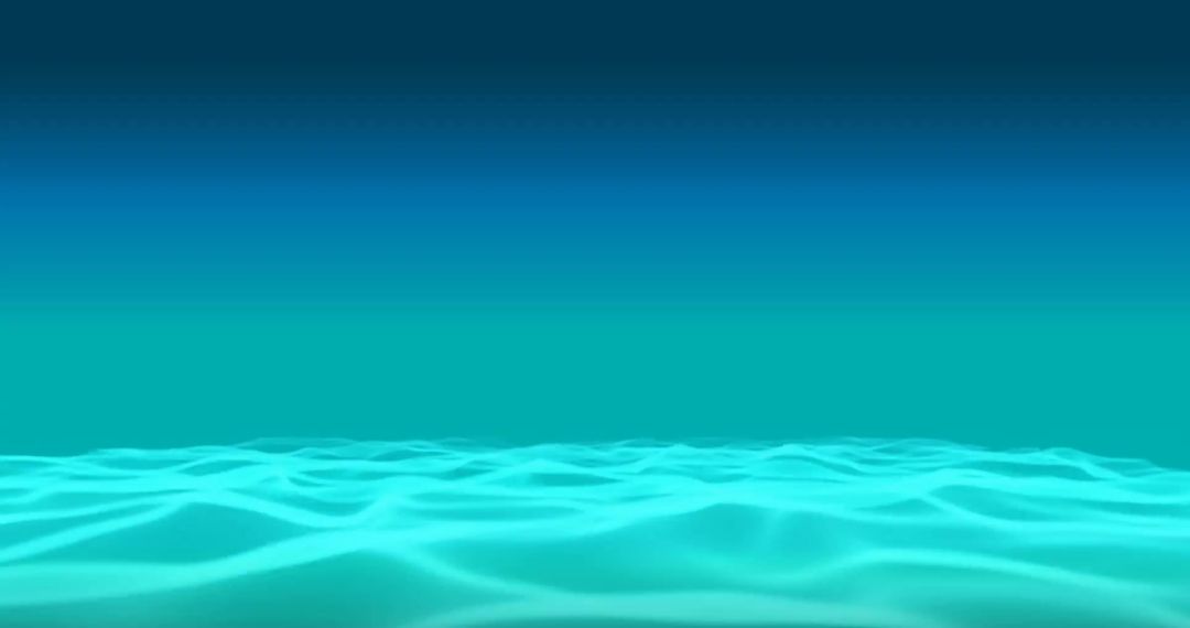 Abstract Wavy Background in Blue Tones