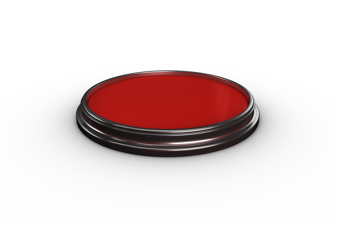 Red Industrial Button Transparent Background Isolated - Download Free Stock Images Pikwizard.com