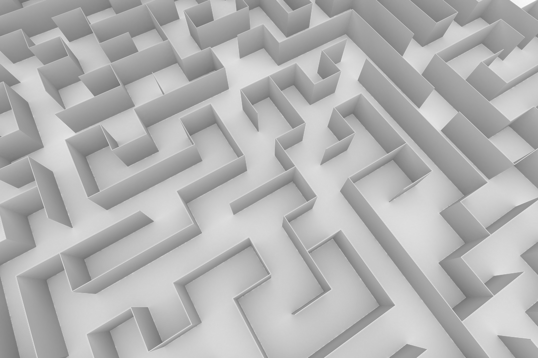 High Angle View of Complex Maze for Puzzle and Strategy Concept - Download Free Stock Images Pikwizard.com