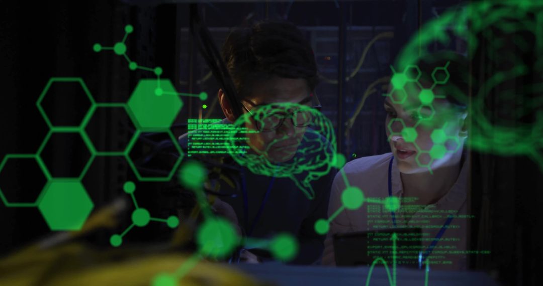 Tech Innovators Exploring Artificial Intelligence Solutions in Data Center