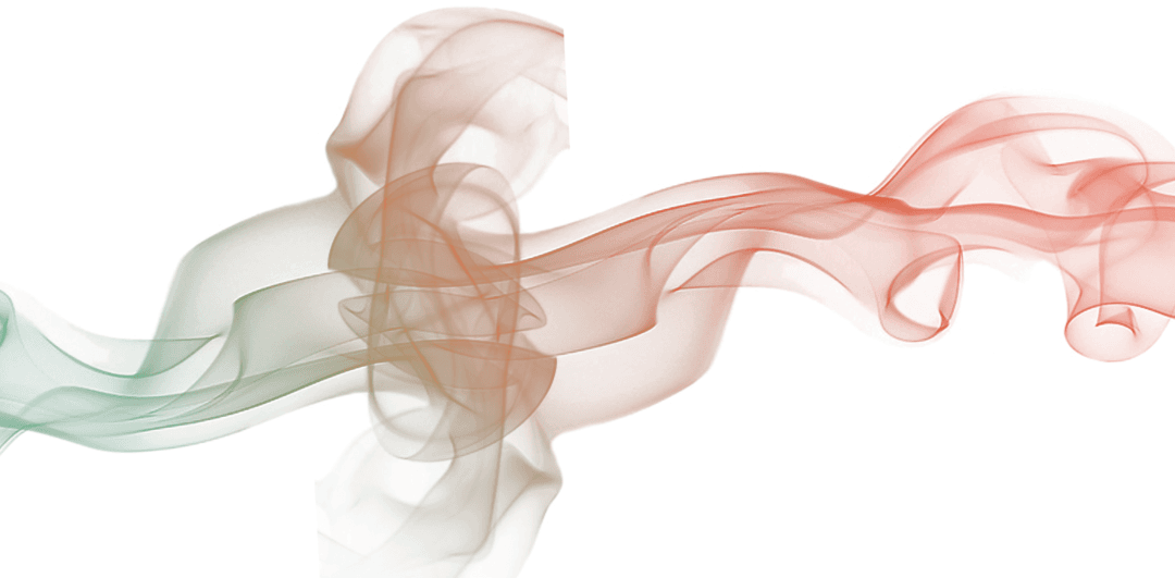 Transparent Smoke Swirl on Open Background