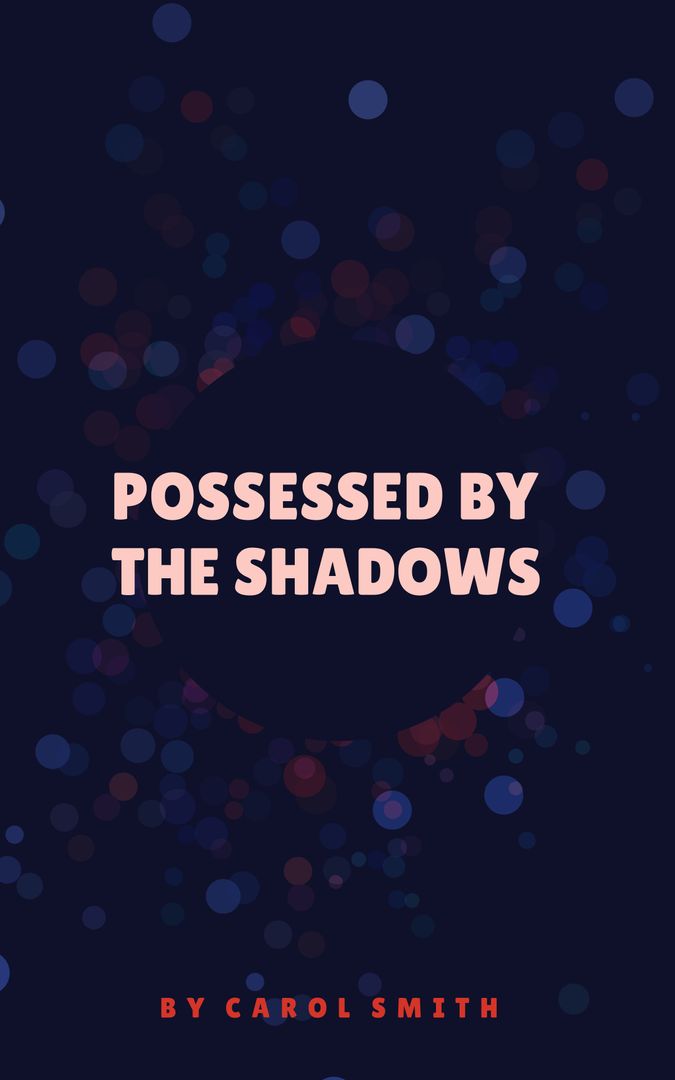 Mysterious Suspense Novel Cover with Eerie Lights