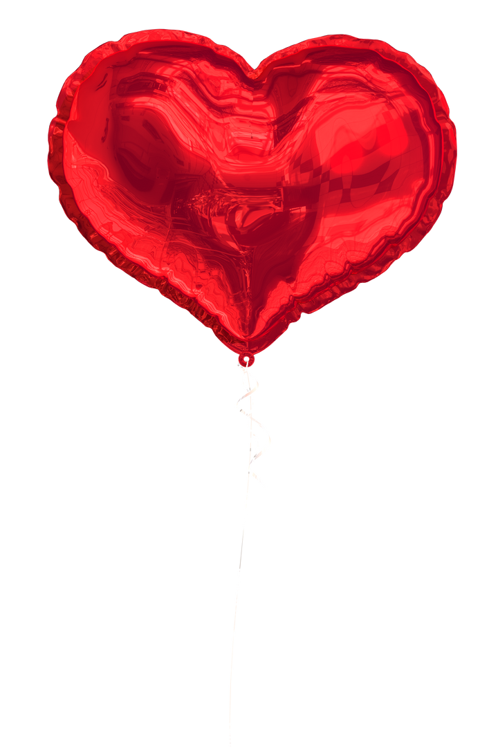 Red Heart Balloon Vector Isolated on Transparent Background - Download Free Stock Images Pikwizard.com