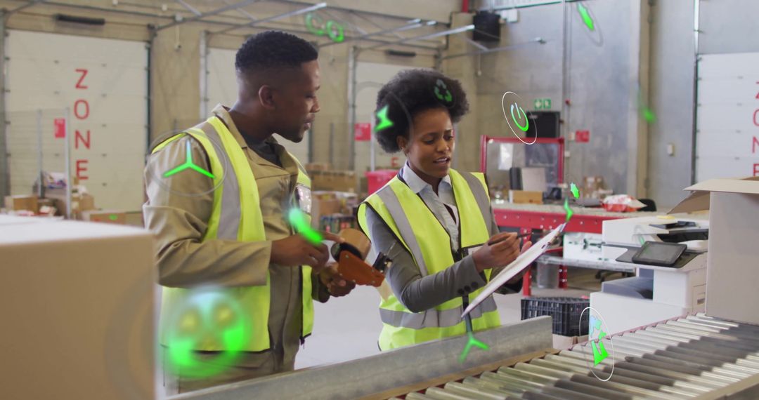 Eco-Friendly Smart Warehouse Workforce Utilizing Technology