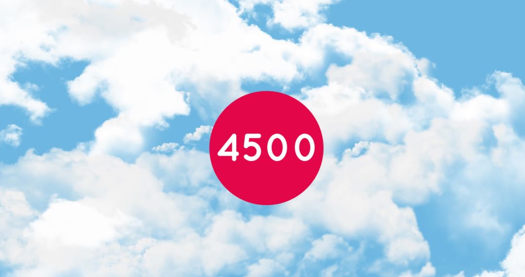 Digital Connectivity Concept with Cloudy Sky Background