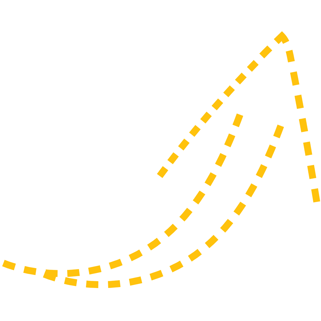 Transparent Yellow Arrow Vector Illustration with Dotted Design