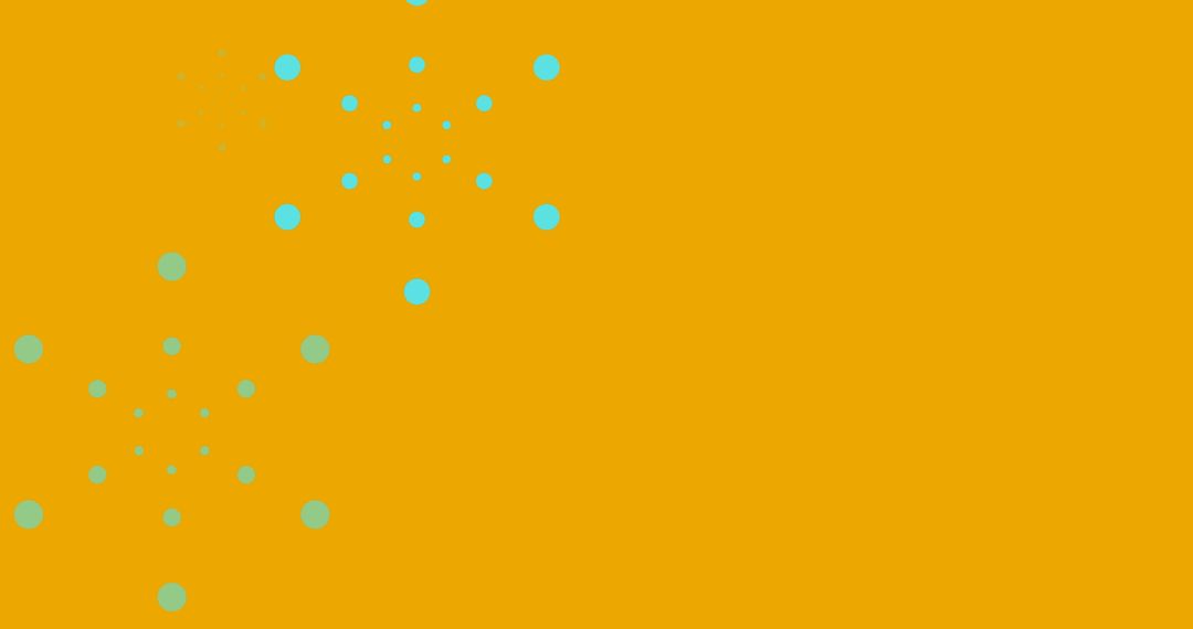 Abstract Cosmic Pattern on Vibrant Orange Background