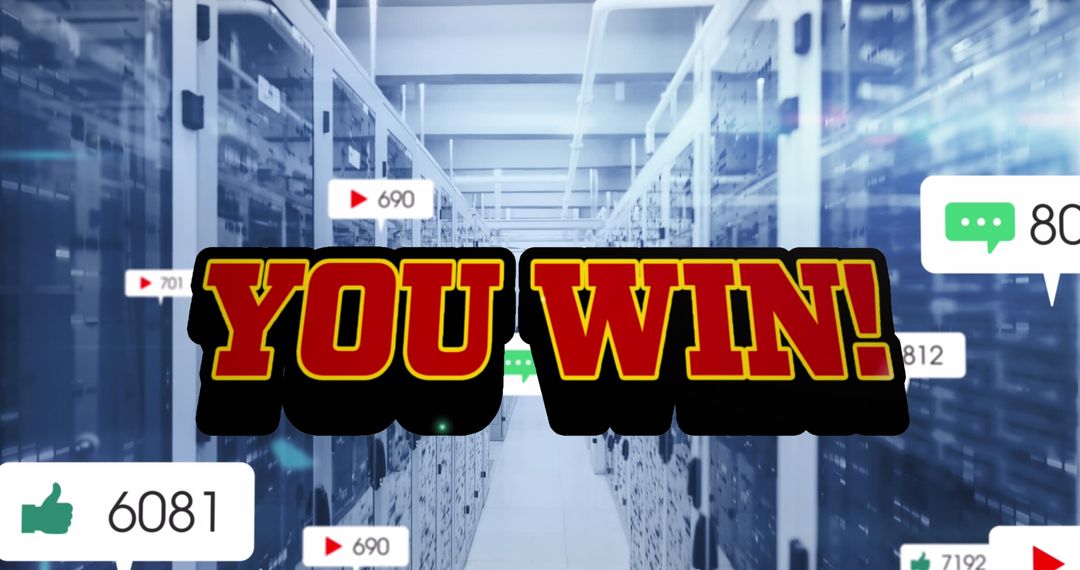 Digital Win Message Over Virtual Server Infrastructure