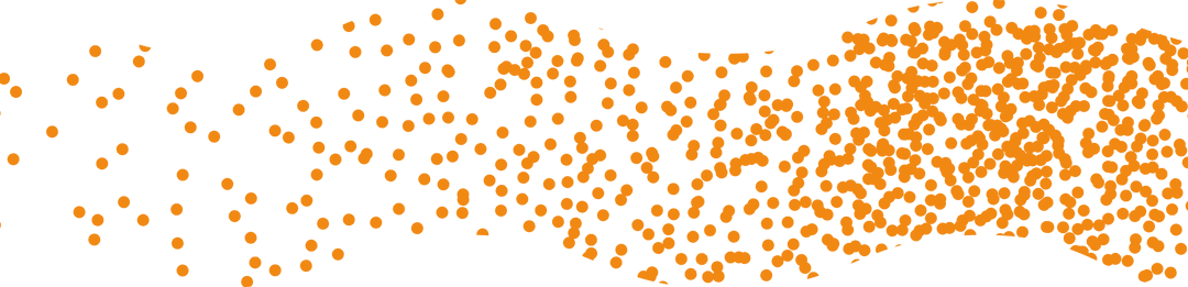 Orange Spot Pattern on Transparent Background Illustration