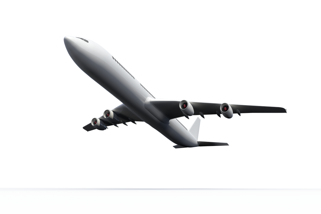 Digital PNG Illustration of Passenger Plane on Transparent Background - Download Free Stock Images Pikwizard.com