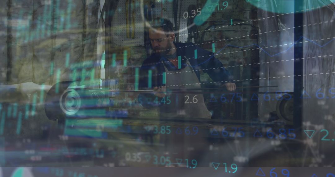 Financial Data Processing and Factory Worker Overlay