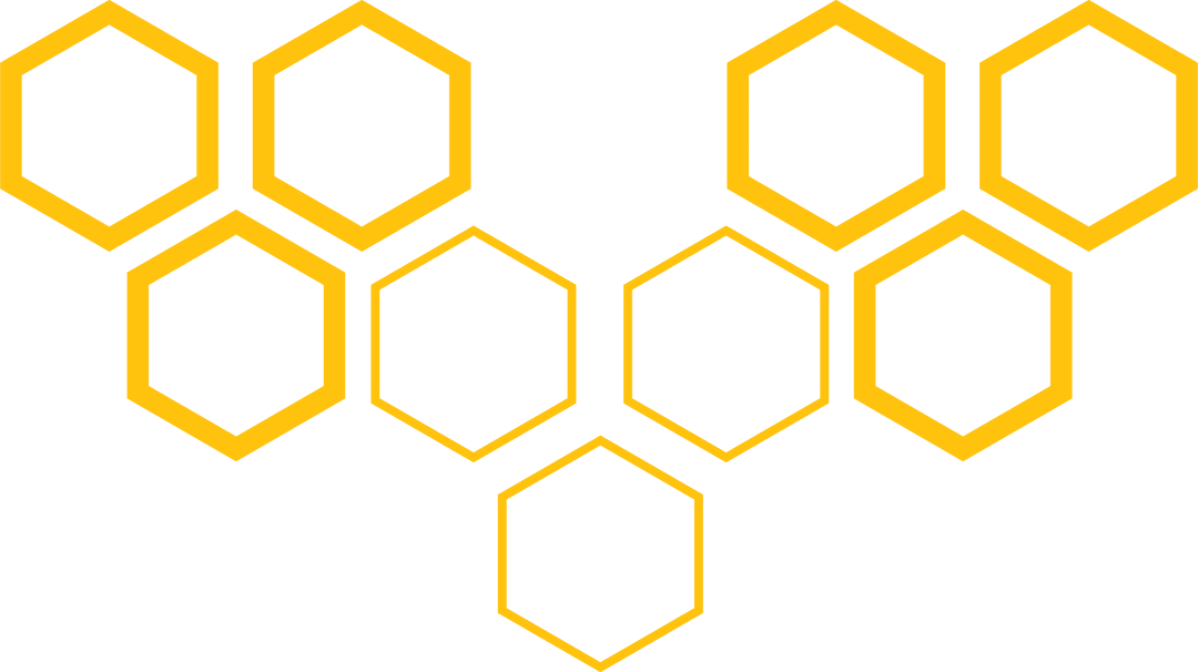 Yellow Hexagon Abstract Art on Transparent Background Design - Download Free Stock Images Pikwizard.com