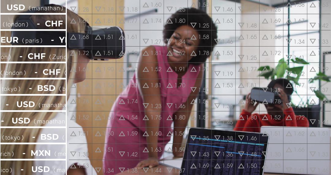 Diverse Team Embracing VR for Modern Day Collaboration