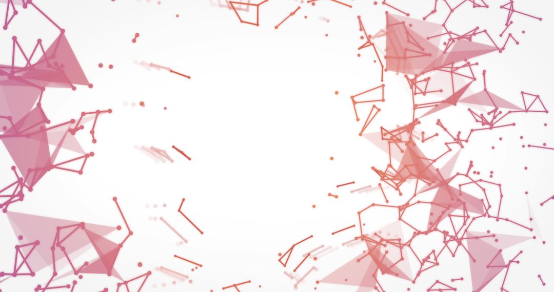 Abstract Geometric Network Connection Background