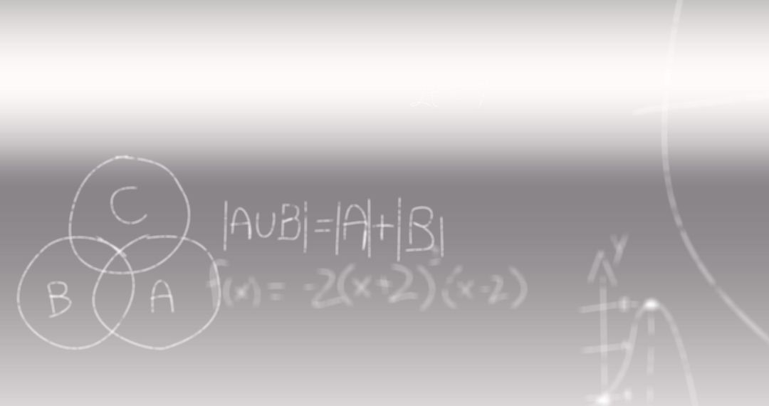 Mathematical Equations on Abstract Background