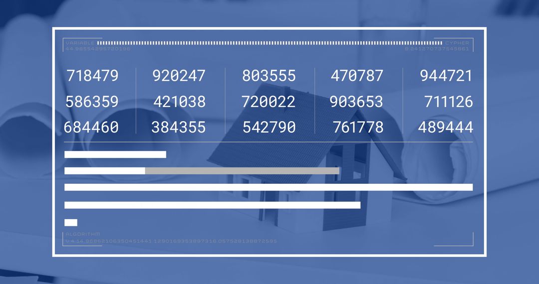 Futuristic Financial Data Processing in Office Workspace