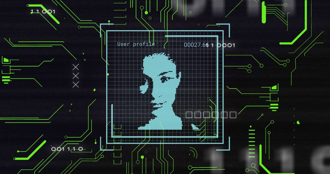 Digital Face Recognition Interface on Modern Circuitboard