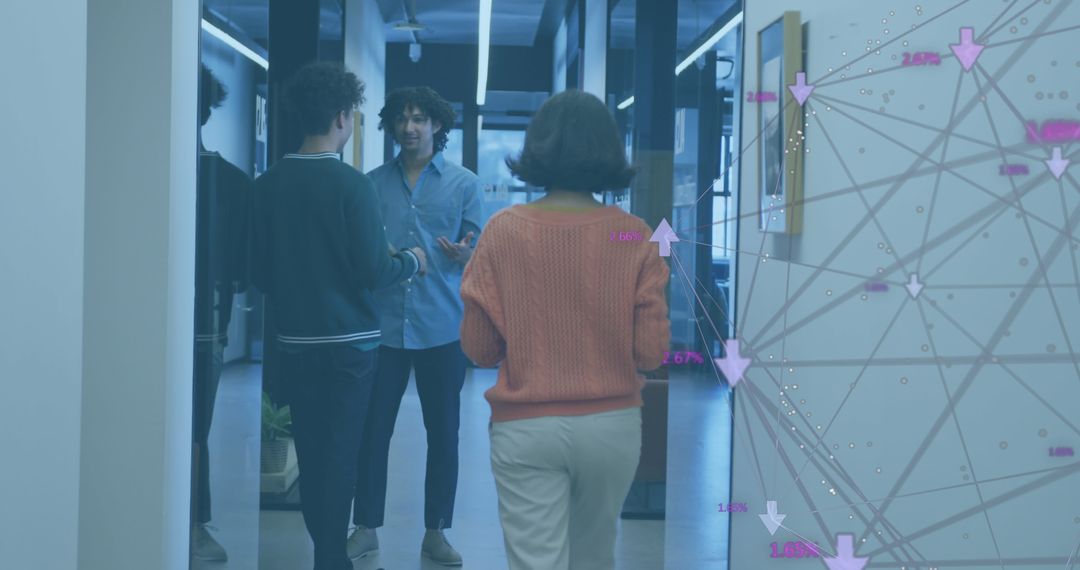 Networking Graph Overlay Diverse Colleagues Office Interaction