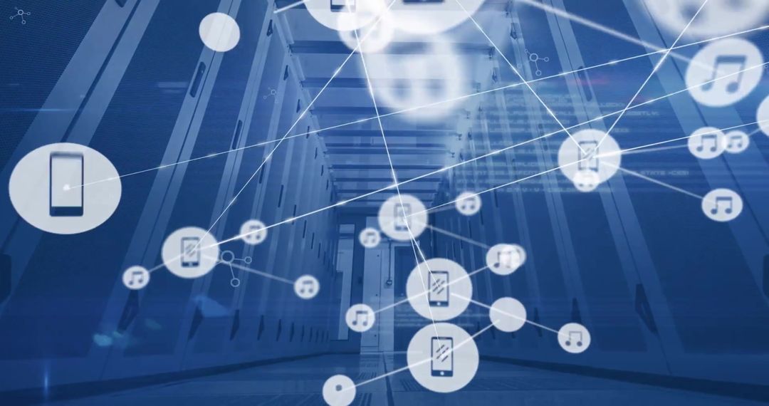 Digital Network Overlays in Server Room Concept