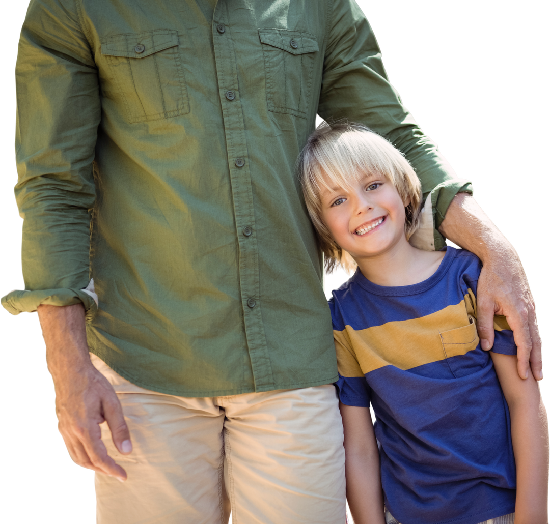 Transparent Portrait of Father with Smiling Young Son - Download Free Stock Images Pikwizard.com