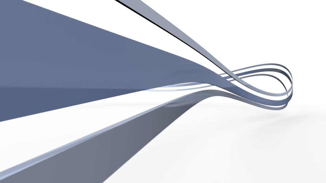 Intricate Gray Twisted Sashes on Transparent Background PNG