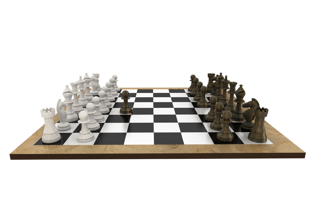 Transparent Chessboard Black White Pieces - Download Free Stock Images Pikwizard.com