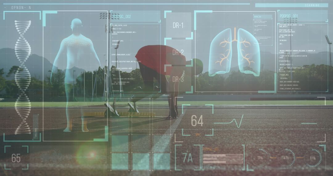 Digital Innovation Enhances Performance of Adaptive Athletes Visual Concept