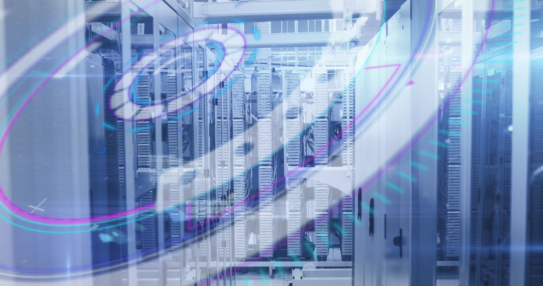 Digital Interface and Data Integration with Server Background