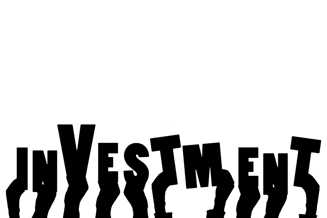 Transparent Hands Reaching Red Arrow With Investment Concept