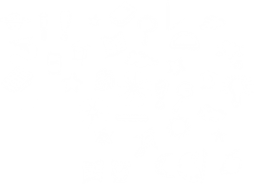 Transparent Doodle Assortment of Educational Icons for School Themes