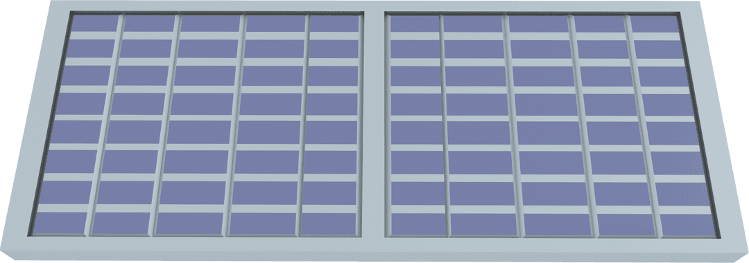 Transparent Photovoltaic Solar Panel Vector